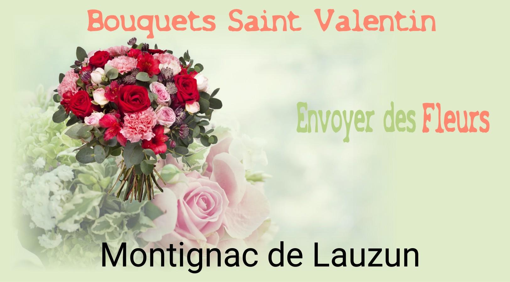 Roses de Saint-Valentin livrées à Montignac-de-Lauzun